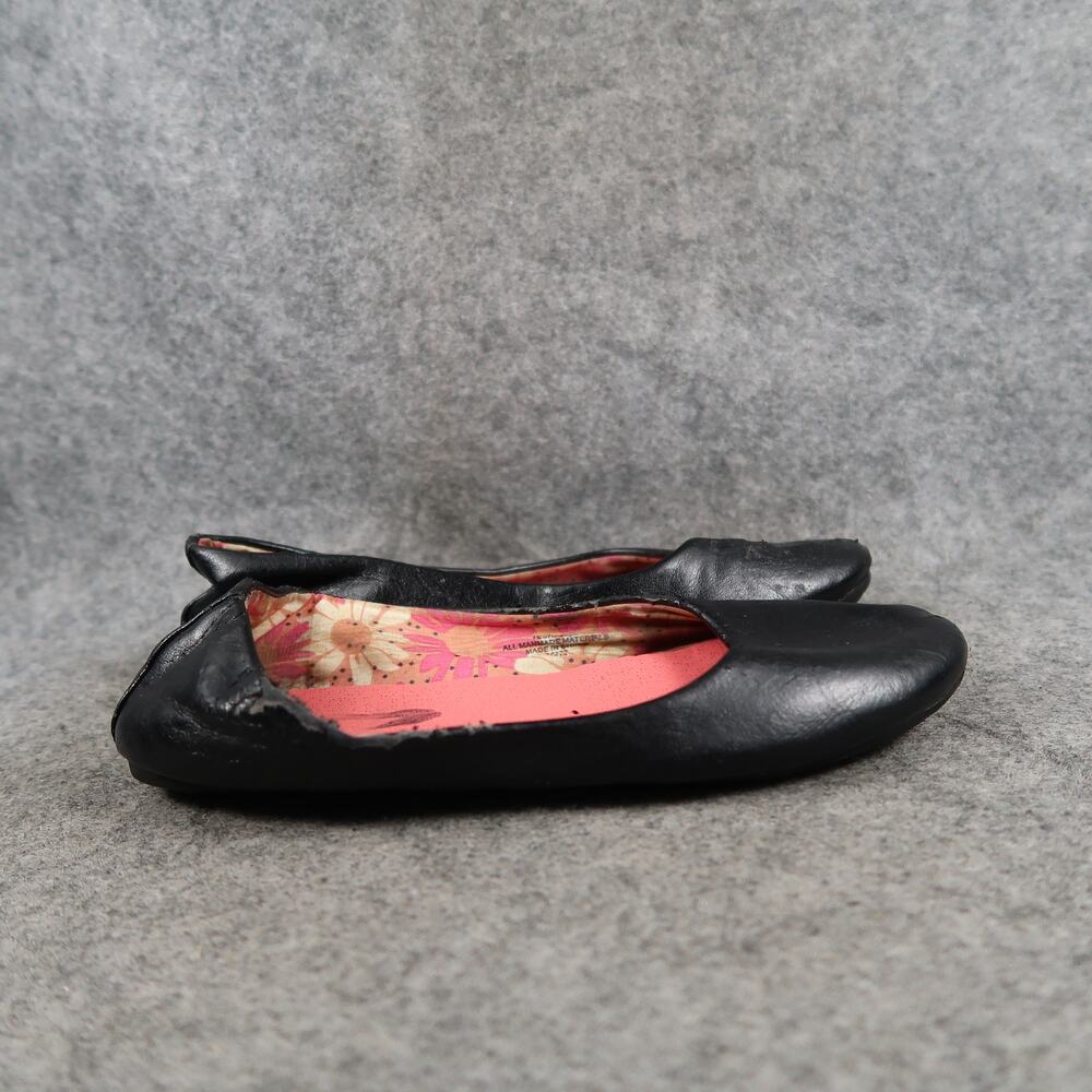 Little Angel Shoes Kids 2 Ballet Flats Slip On Black Round Toe Casual Classic